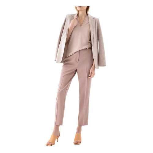 Брюки женские ZARINA 327213713 коричневые 42 в Mango