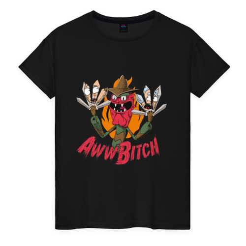 Футболка женская ВсеМайки 1953925 черная XXL в Mango