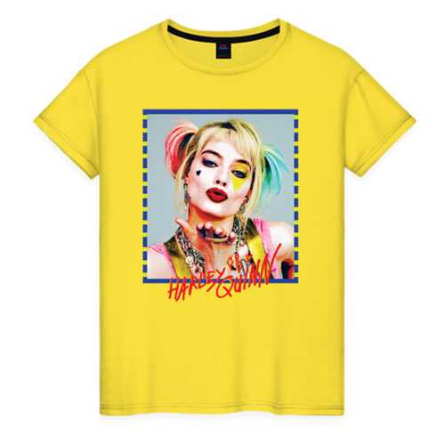 Футболка женская ВсеМайки 2018975 желтая XXXL в Mango