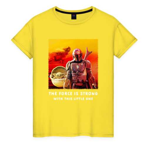 Футболка женская ВсеМайки 2147231 желтая XXL в Mango