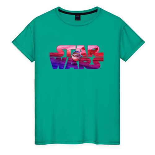 Футболка женская ВсеМайки 2147265 зеленая XXL в Mango