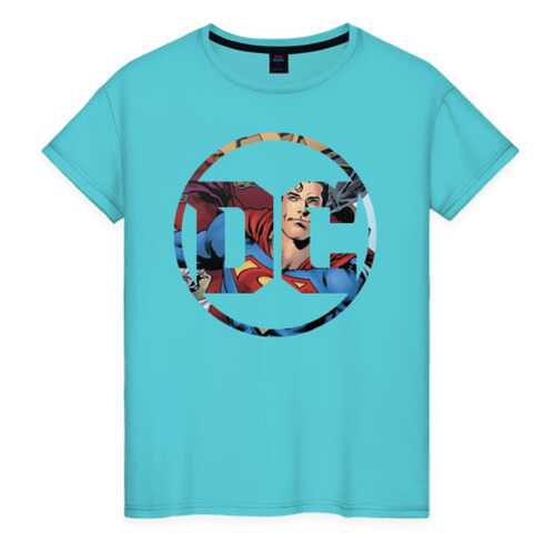 Футболка женская ВсеМайки 2227811 бирюзовая XXXL в Mango