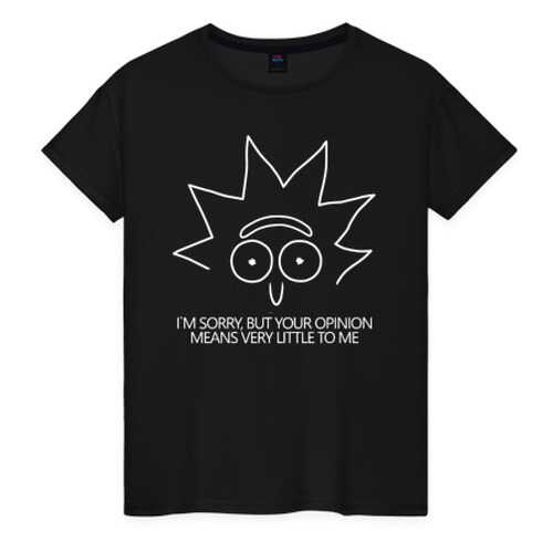Футболка женская ВсеМайки I`M Sorry черная 4XL в Mango