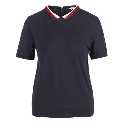 Поло женское Tommy Hilfiger WW0WW27534 синее M в Mango