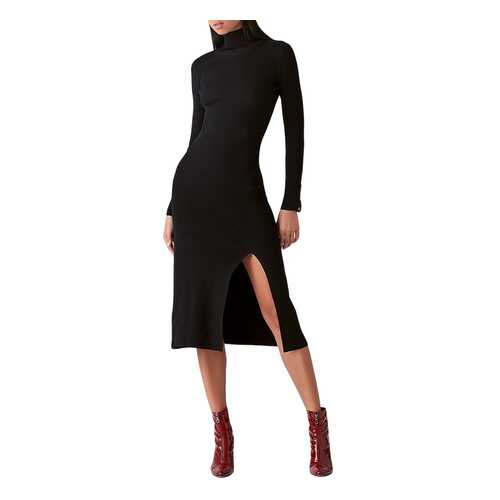 Платье-водолазка женское LOVE REPUBLIC 0359310562/ черное XL в Mango