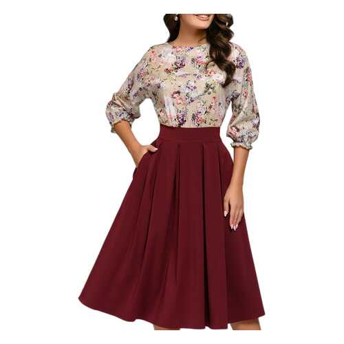 Платье женское D&M by 1001DRESS DM00234PB красное XL в Mango