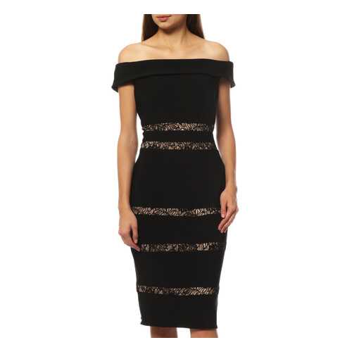 Платье женское JS Collections 5865593 черное 16 US в Mango