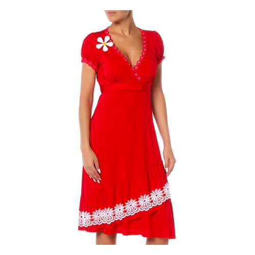 Платье женское Maria Grazia Severi 6414R006 красное 40 IT в Mango
