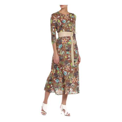 Платье женское Olenny 3W 363302 коричневое 42 RU в Mango