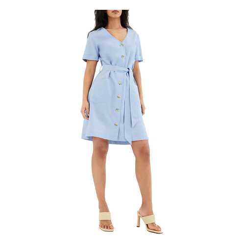 Платье женское ZARINA 225014523 голубое 46 в Mango