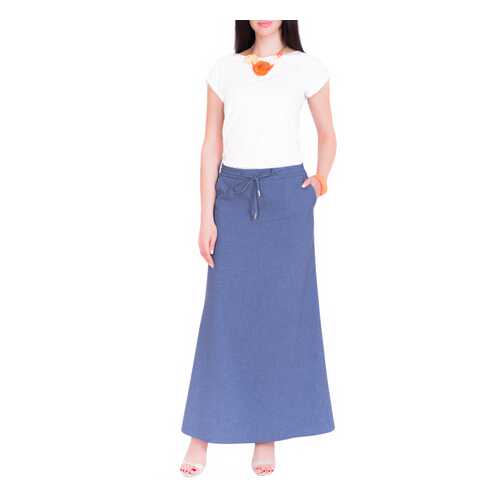 Юбка женская Argent ALYS8055 синяя 46 RU в Mango