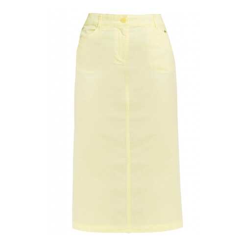 Юбка женская Finn Flare S18-32036 желтая XL в Mango