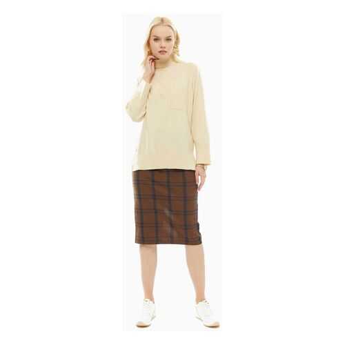 Юбка женская ICHI 110253 12284 коричневая XS в Mango