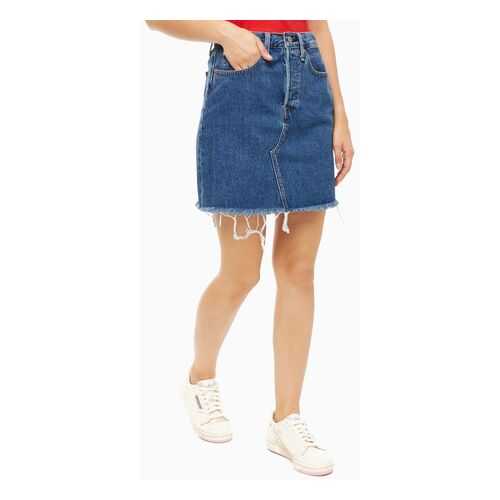 Юбка женская Levi's 7788200090 синяя 23 US в Mango